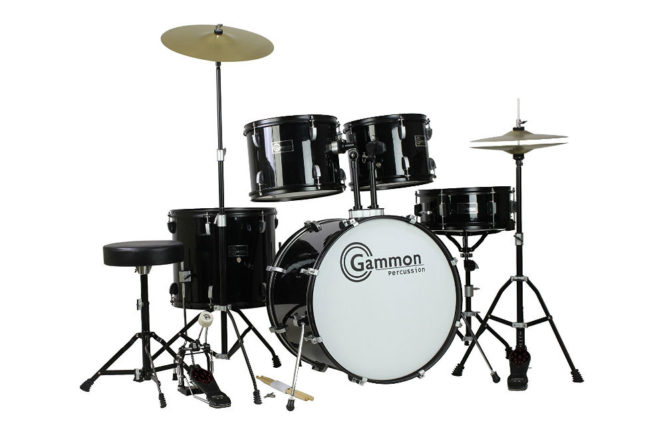 Gammon Percussion Full Size Complete Adult 5 Piece Drum Set Review